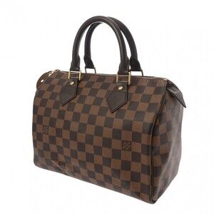 Louis Vuitton Speedy Handbag Brown Canvas Damier